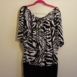 Fun Torrid Zebra Print Blouse 🦓